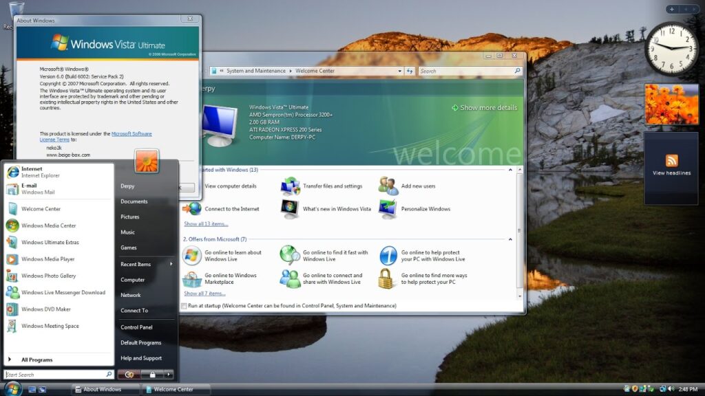 Microsoft Vista 32 Bit Download